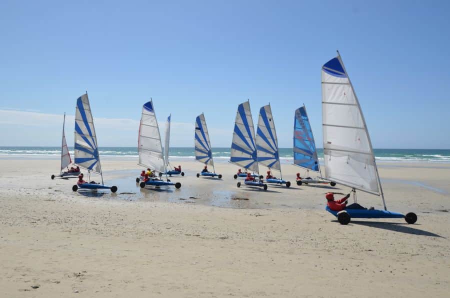 plage char à voile